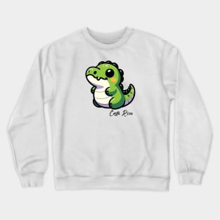 Cute & Cuddly: Crocodile Costa Rica 🐊 Crewneck Sweatshirt